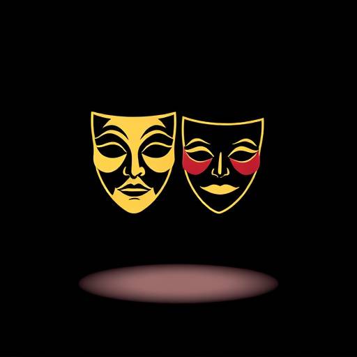 Logo von Bühnenkunst Zürich, das stilisierte Theatermasken zeigt