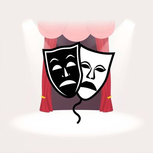Logo von Bühnenkunst Zürich, eine stilisierte Theatermaske